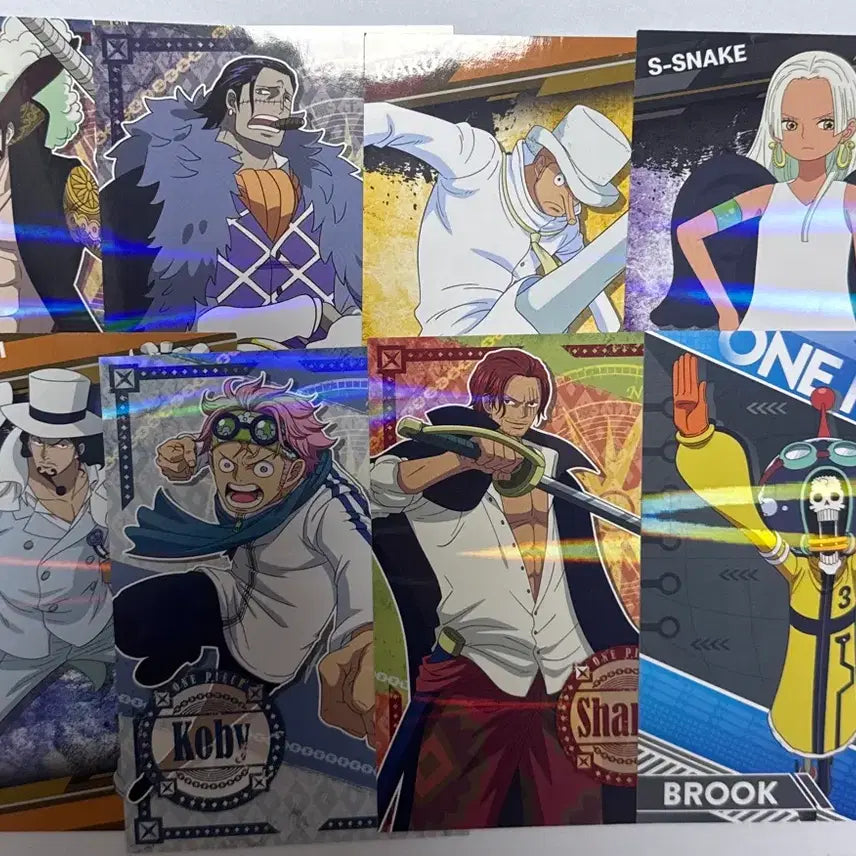[BUNJANG] One Piece Mugiwara Store Jump Shop Sound Effect Original Drawing Postcard Bundle Set / 일괄) 원피스 무기와라 스토어 점프샵 효과음 원화 에그헤드 엽서 브룩 프랑키