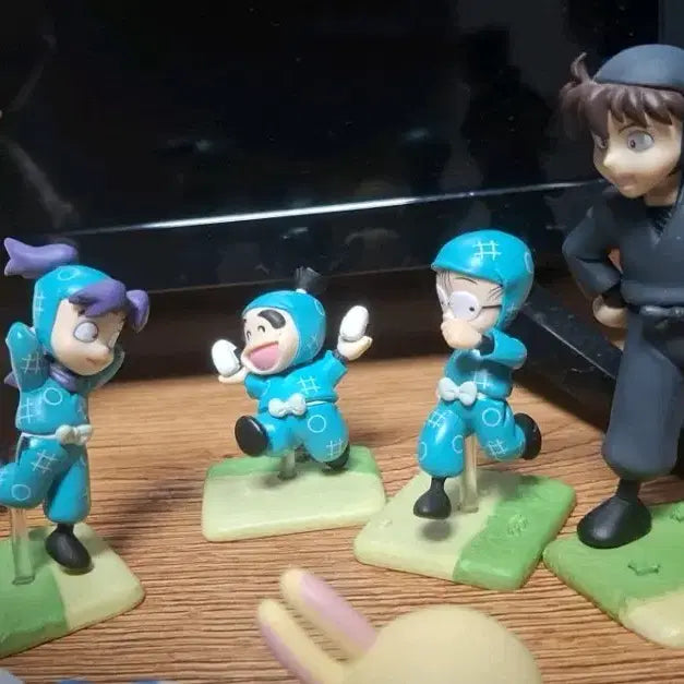 [BUNJANG] Nintama Rantaro Doai Hansuke Figure 4-Piece Set / 닌타마 도이 한스케 닌자보이 란타로 피규어 4개 세트