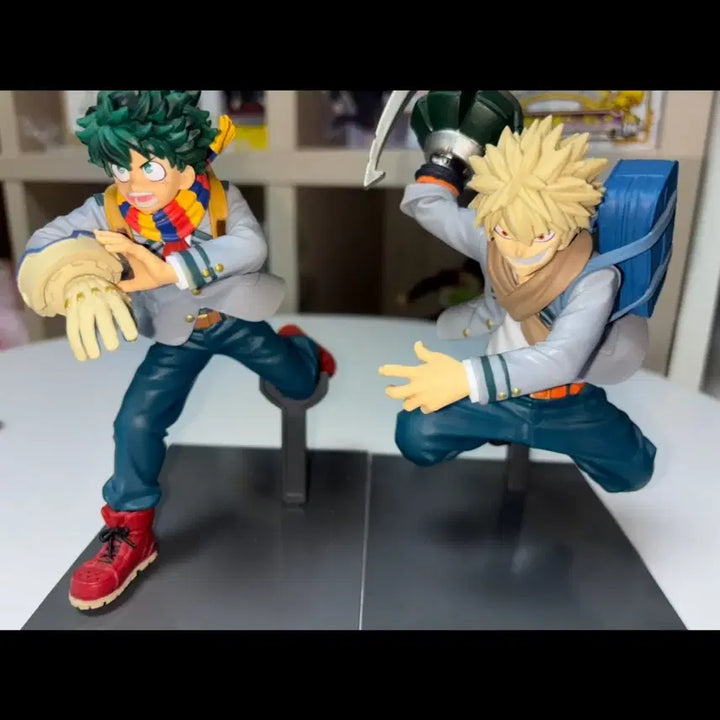[BUNJANG] My Hero Academia Bravegraph Izuku Midoriya &amp; Katsuki Bakugo Figure Set / 일괄) 히로아카 나히아 교복 피규어 bravegraph 히어로사무소 인턴 미도리야 바쿠고 피규어