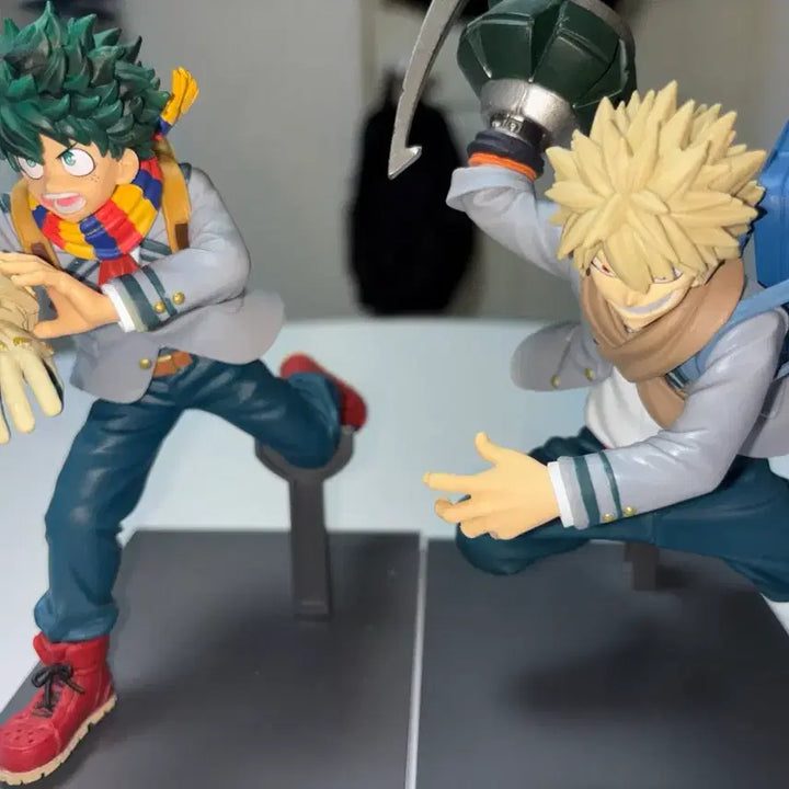 [BUNJANG] My Hero Academia Bravegraph Izuku Midoriya &amp; Katsuki Bakugo Figure Set / 일괄) 히로아카 나히아 교복 피규어 bravegraph 히어로사무소 인턴 미도리야 바쿠고 피규어