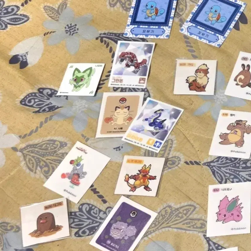 [BUNJANG] Pokemon 1st Generation Stickers Bundle / 포켓몬스터 띠부띠부씰 및 한정판 스티커  1세대 다수