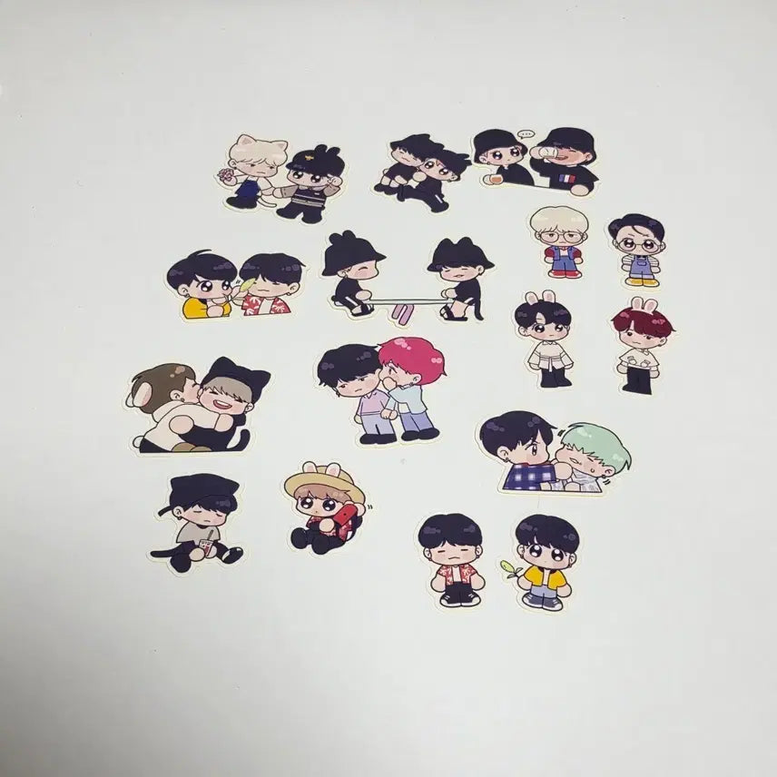 [BUNJANG] BTS Jungkook Suga Sticker Set / 정국 슈가 조각스티커 민윤기 방탄 jungkook suga bts sticker