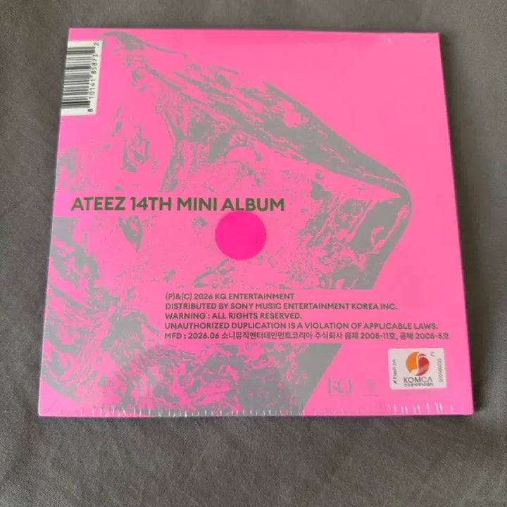 [BUNJANG] ATEEZ US Signed Digipak Photocard Bundle Set / 에이티즈 미국반 사인디지팩
