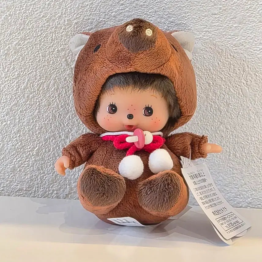[BUNJANG] Authentic Wild Boar Bebe Chuchu Monchhichi / 멧돼지 베베치치 몬치치(정품)