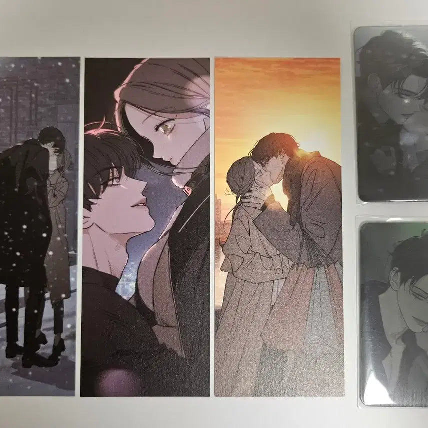 [BUNJANG] Sidenkkot-e-nun-mul Lenticular Photocard, Volumes 3 &amp; 4 Set Vertical Postcard / 시든꽃에눈물을 렌티큘러 포카, 3,4권 세트 특전 세로형 엽서