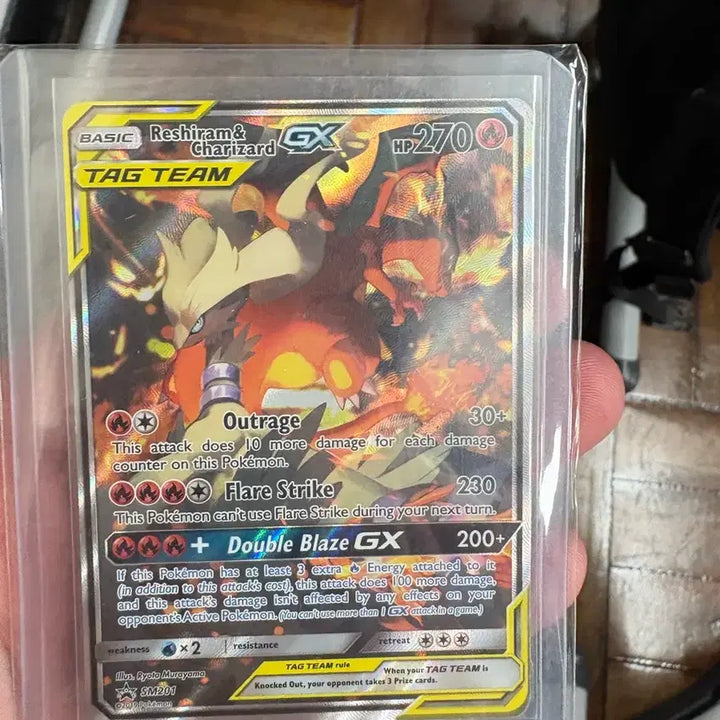 [BUNJANG] Charizard Reshiram Special Full Art North American Promo Card / 리자몽 레시라무 특일 북미프로모