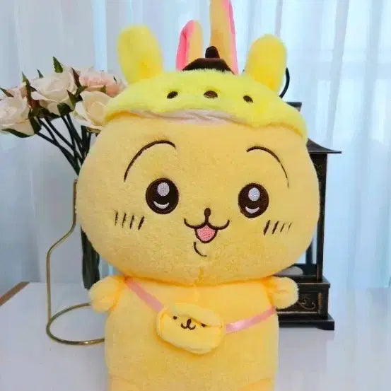 [BUNJANG] Monchichi Usagi Pompompurin Collaboration Plush / 먼작귀 우사기 폼폼푸린 콜라보 인형 새상품
