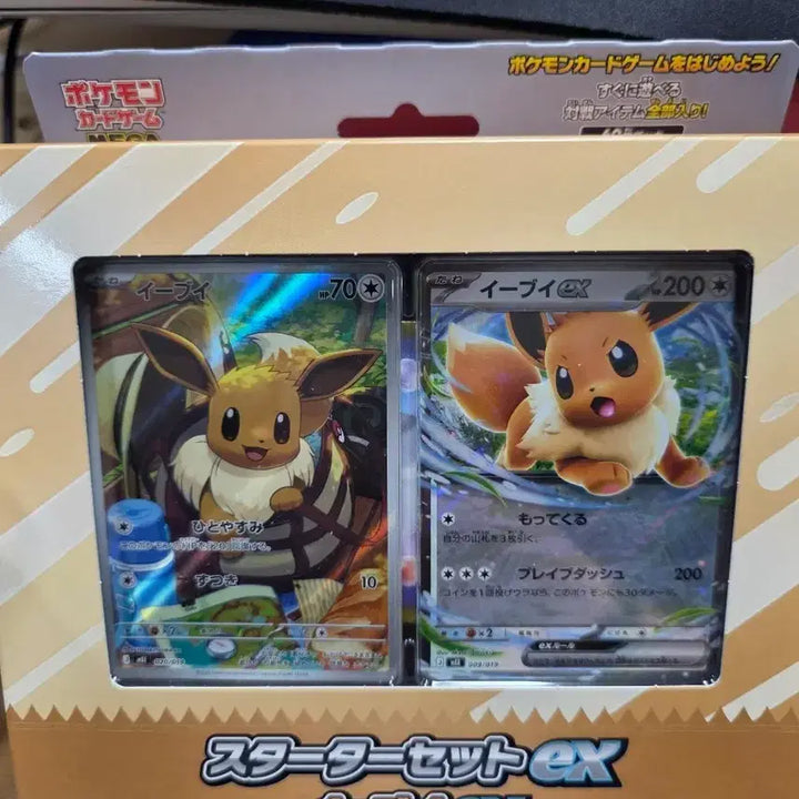 [BUNJANG] Pokemon Starter Set Eevee EX Unsealed Box / (포켓몬) 스타터세트 이브이 EX 단순개봉박스