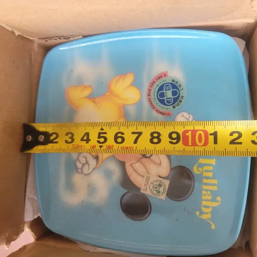 [BUNJANG] Vintage Disney Authentic Plate Set (Blue &amp; Pink) / 빈티지 디즈니 정품  접시 세트  블루2셋 핑크2셋 총4셋