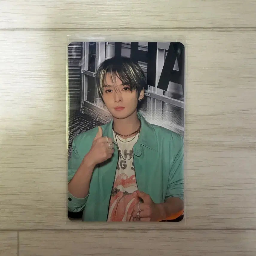 [BUNJANG] Stray Kids Lee Know THIS MAN POP-UP T-Shirt Photocard / 스트레이키즈 리노 디스앤댓 팝업 티셔츠 포카