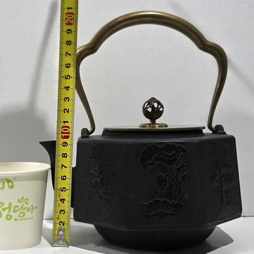 [BUNJANG] Nambu Ironware Teapot with Engraved Pattern / 남부철기 찻주전자