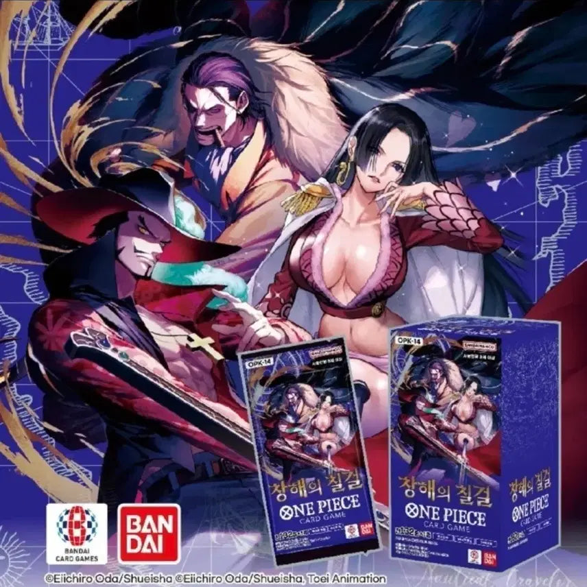[BUNJANG] One Piece Card Game - The Seven Warlords of the Sea (14th Edition) Unsealed Box / 원피스 카드 14탄 창해의 칠걸