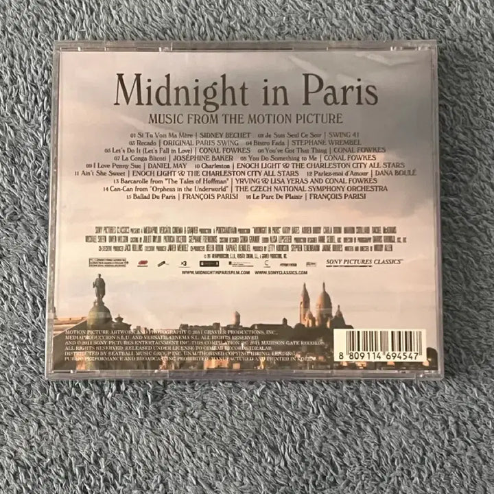 [BUNJANG] Midnight in Paris Original Soundtrack (OST) Sealed CD / 미드나잇인파리 OST 미개봉 CD Midnight In Paris