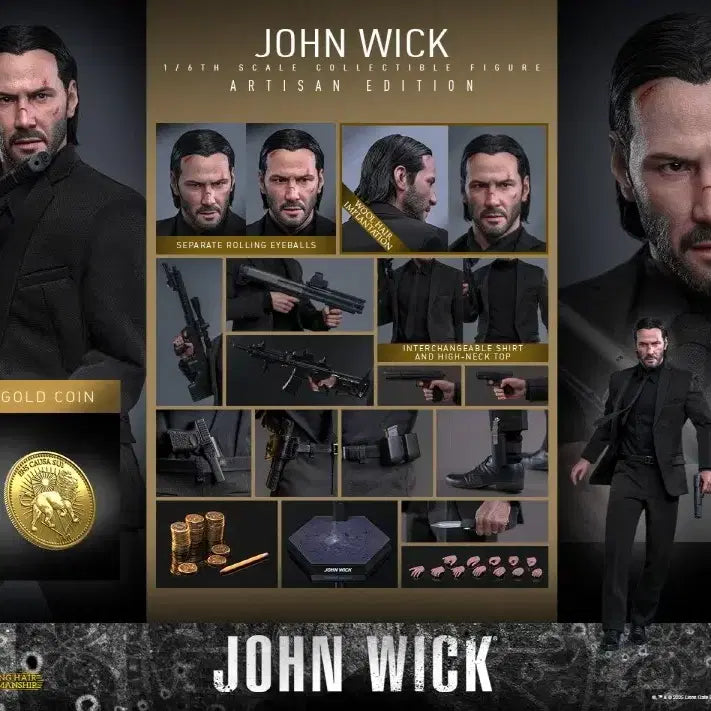 [BUNJANG] Hot Toys John Wick Artisan Edition (Sealed) / 핫토이 존윅 아티산 에디션 (미개봉)