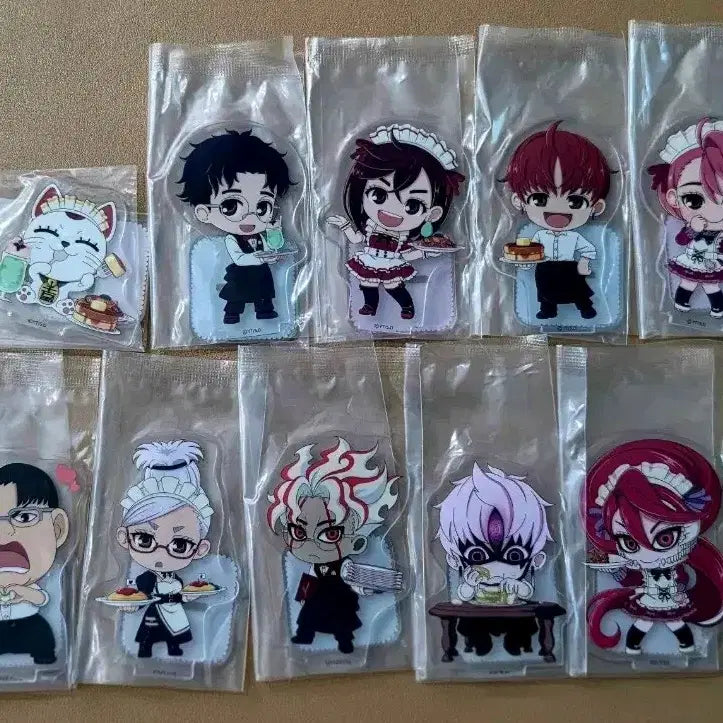 [BUNJANG] Sega Lucky Kuji Dandan SEGA SD Acrylic Stand Complete Set (10 Types) / [깜짝할인 20시까지]단다단 세가 럭키 쿠지 SD 아크릴 스탠드 전10종 일괄