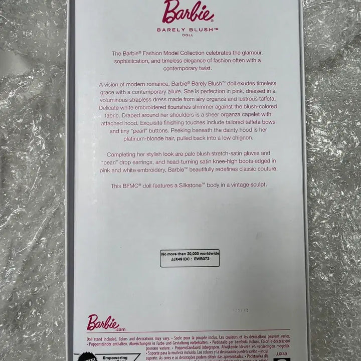 [BUNJANG] Silkstones Barely Blush Doll / 실크스톤 바비 Barely Blush Doll