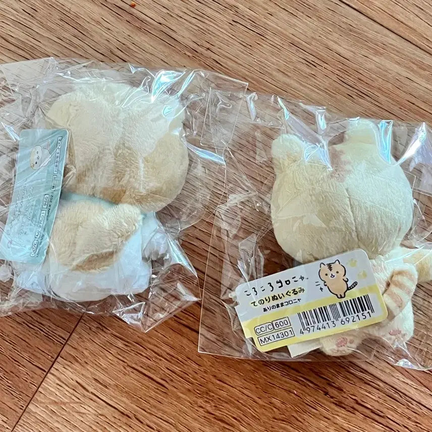 [BUNJANG] San-X Korokorokoronya Tenori "Korokoro" Plush Set / 산엑스 코로코로코로냐 테노리 인형 두개 일괄 판매