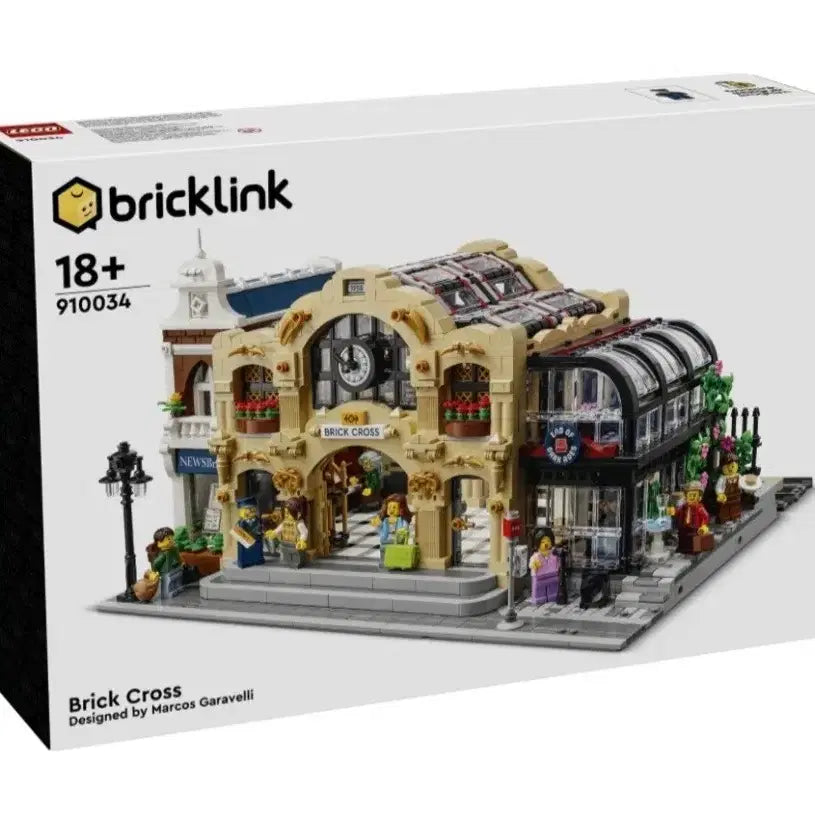 [BUNJANG] LEGO BrickLink Funded Brick Cross Train Station Modular 910034 / (새상품) 레고 브릭링크 펀딩 브릭 크로스 기차역 모듈러 910034