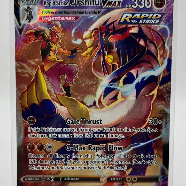 [BUNJANG] Pokemon Card Urshifu Rapid Strike VMAX / 포켓몬카드 연격우라오스 VMAX 상태좋음