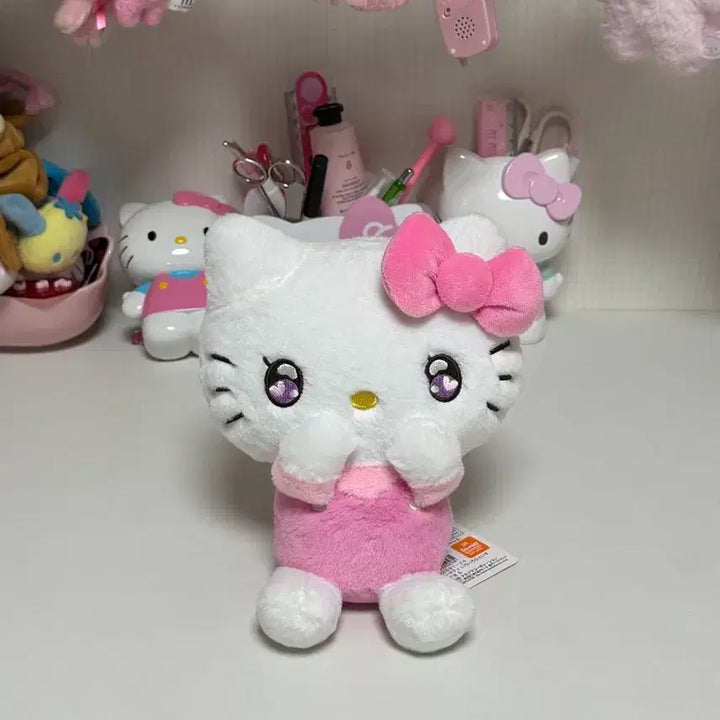[BUNJANG] Sanrio Hello Kitty "Dokidoki" Plush Doll / 나카지마 코퍼레이션 도키도키 두근두근 헬로키티 산리오 인형 누이 모에큥
