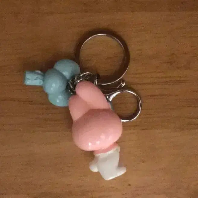 [BUNJANG] My Melody Japanese Classic Style Flat Figure Keychain Doll / 일본고전풍 마이멜로디 플랫 피규어 키링 인형