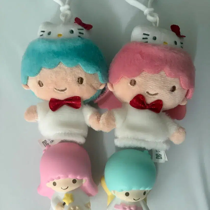 [BUNJANG] Little Twin Stars Kiki Lala Doll Figure Bundle Set / 일괄) 산리오 리틀트윈스타 키키 라라 인형 피규어