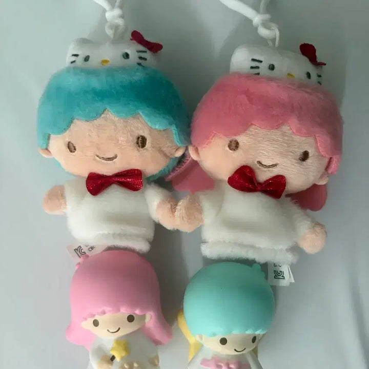 [BUNJANG] Little Twin Stars Kiki Lala Doll Figure Bundle Set / 일괄) 산리오 리틀트윈스타 키키 라라 인형 피규어