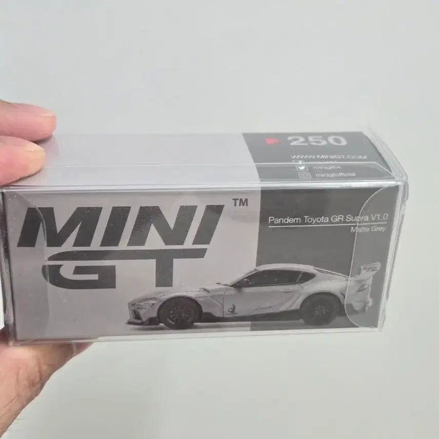 [BUNJANG] Minini GT Toyota Supra V1.0 Matte Gray Model Car / 미니지티 수프라 실버