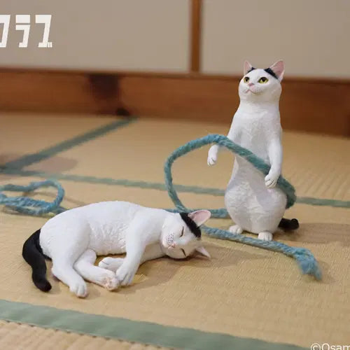 [BUNJANG] Osamu Moriguchi Cat Figure Series 3 Full Set (4 Types) / 모리구치 오사무 고양이 피규어 3탄 4종풀세트