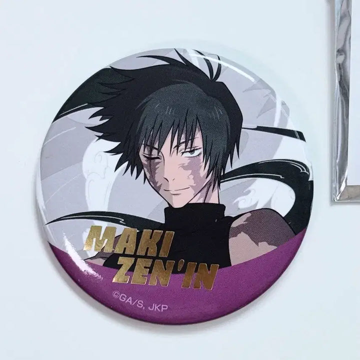 [BUNJANG] Jujutsu Kaisen Jujutsu Fest 2026 Can Badge &amp; Postcard Set - Maki Zenin / 주술회전 2026 쥬쥬페스 캔뱃지 엽서 포스트카드 - 젠인 마키
