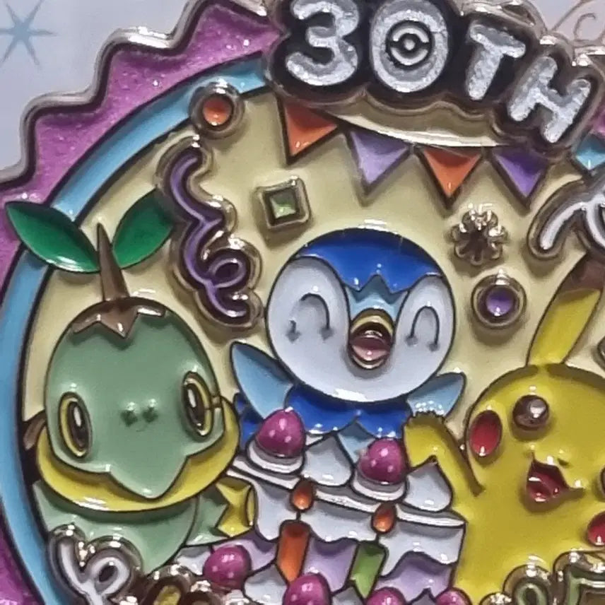 [BUNJANG] Pokemon 30th Anniversary Birthday Pin Badge Bundle Set / 포켓몬 올리브영 30주년 생일 기념 핀뱃지 일괄