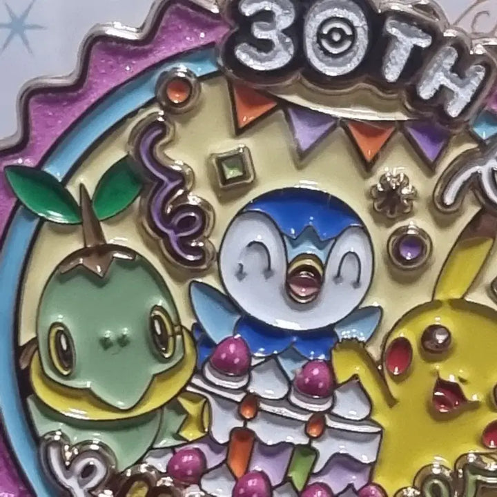 [BUNJANG] Pokemon 30th Anniversary Birthday Pin Badge Bundle Set / 포켓몬 올리브영 30주년 생일 기념 핀뱃지 일괄