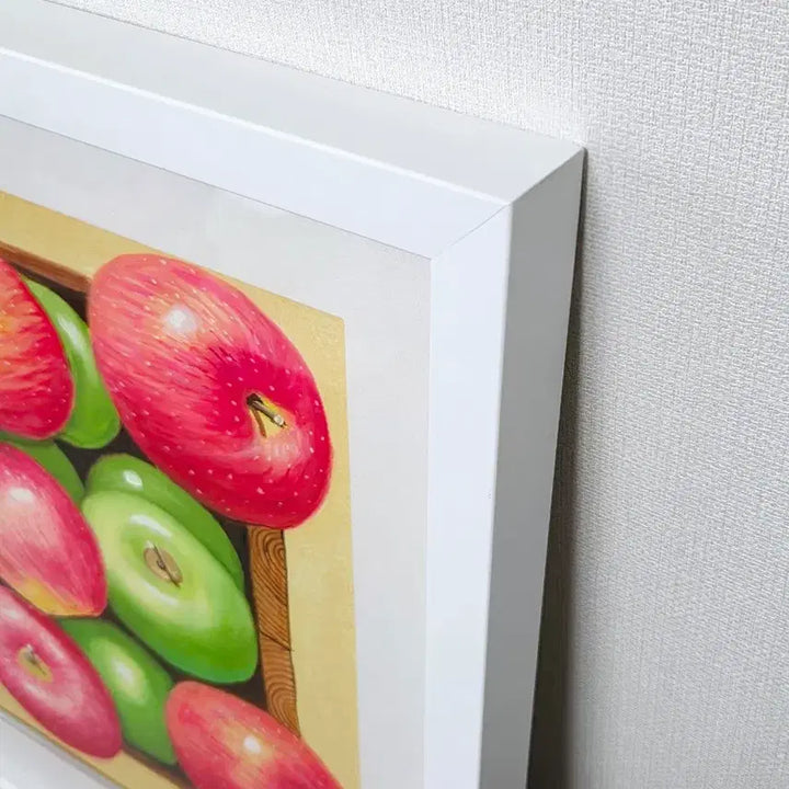 [BUNJANG] J. Seo Woo Apple Oil Painting Original Still Life / 극사실주의 서양화 사과작가 정서우(J.Seo Woo) 화백의 대표적인 사과 유화 원화 정물화