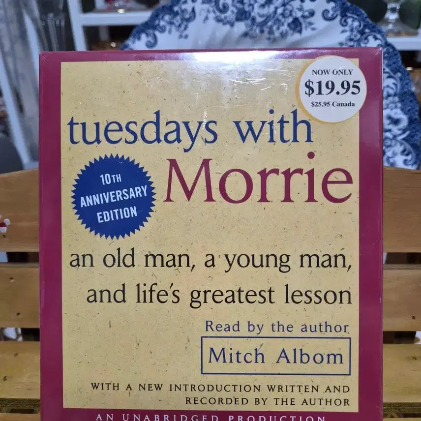 [BUNJANG] Tuesday with Morrie 10th Anniversary Edition Audiobook / 모리와의 화요일 10주년 기념판 오디오북