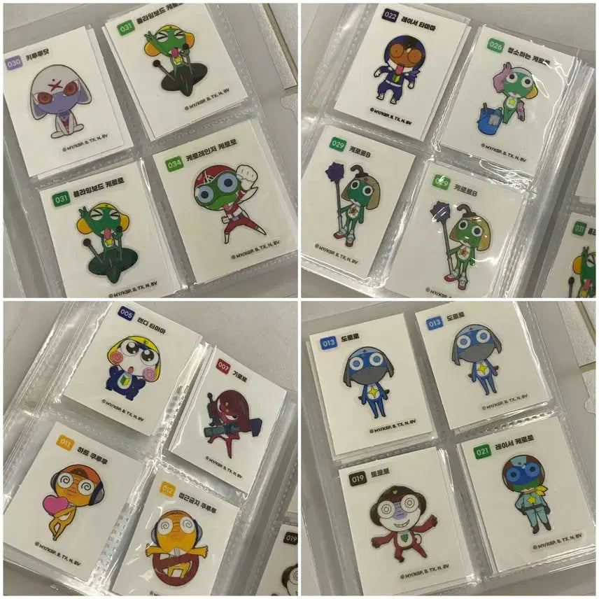[BUNJANG] Sgt. Frog Keroro Tteobuk Stack Seal Sticker Bundle / (개별구매가능) 개구리중사 케로로 띠부씰 / 타마마 기로로 쿠루루 도로로 토로로 키루루 카라라