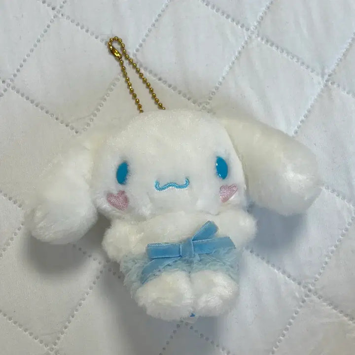 [BUNJANG] Sanrio Cinnamoroll Baby Angel Mascot Plush / 산리오 시나모롤 베이비 엔젤 천사 마스코트 인형