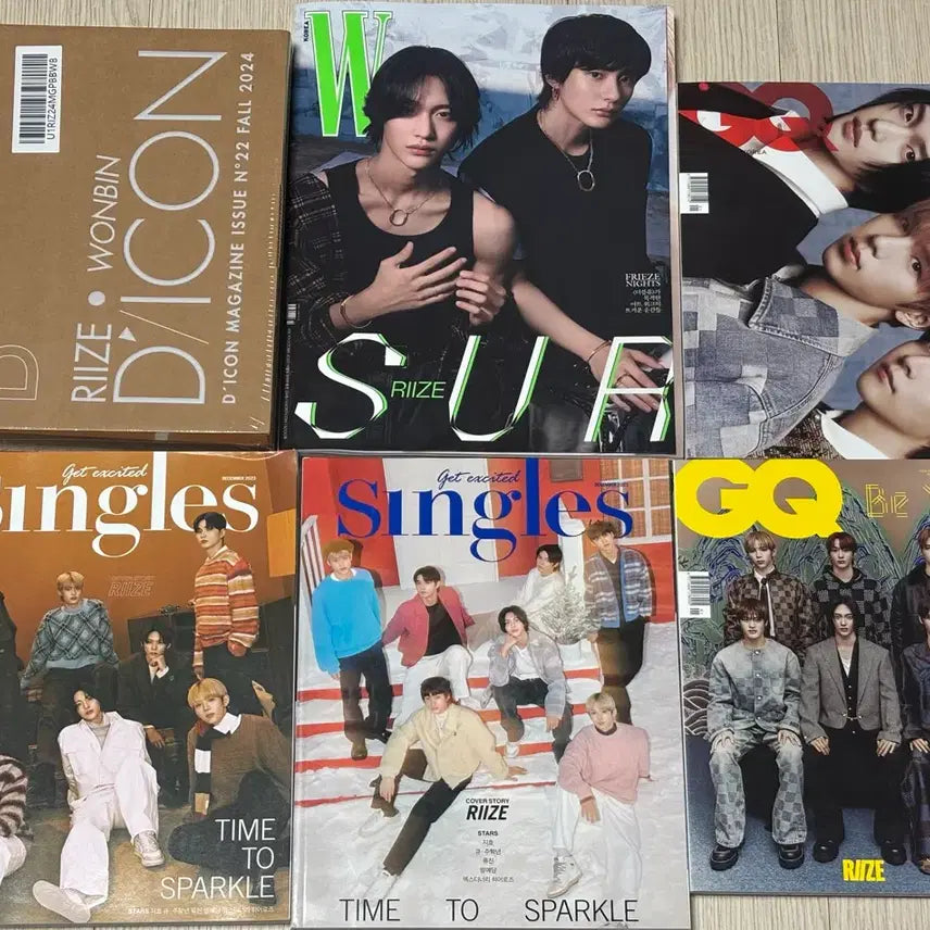 [BUNJANG] RIIZE Dicon, W Korea, Singles, GQ Magazine Bundle / 라이즈 잡지