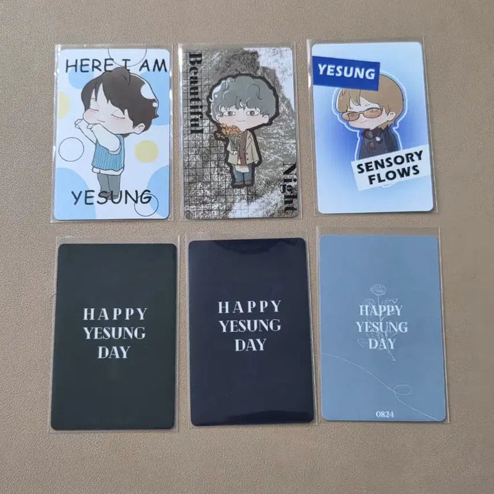 [BUNJANG] Super Junior Yesung Birthday Cafe Photocard Bundle Set / 슈퍼주니어 예성 생카 포카 6장 일괄