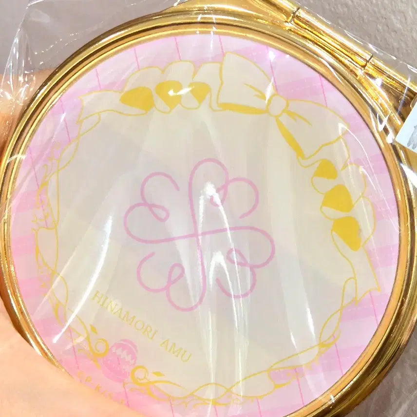 [BUNJANG] Shugo Chara! Amu Hinamori Hand Mirror Compact / 캐릭캐릭체인지 히나모리 아무 손거울 콤팩트 미러 경첩 거울