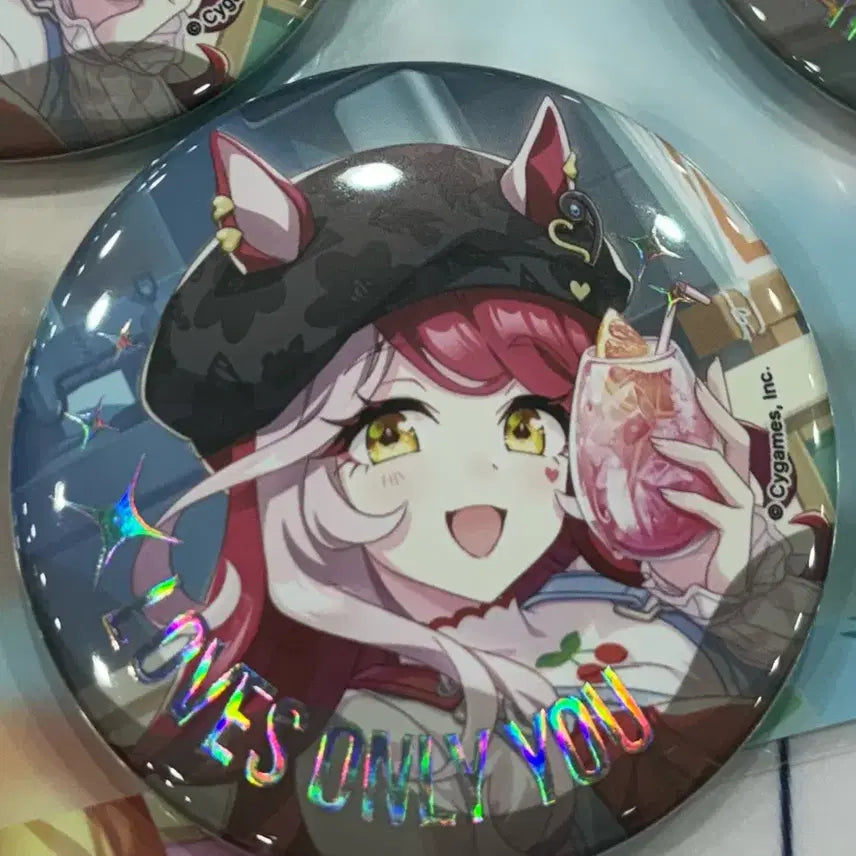 [BUNJANG] Loves Only You Uma Musume Collaboration Cafe Can Badge Aniplus / 러브즈 온리 유 우마무스메 콜라보 카페 캔뱃지 애니플러스 럽온유
