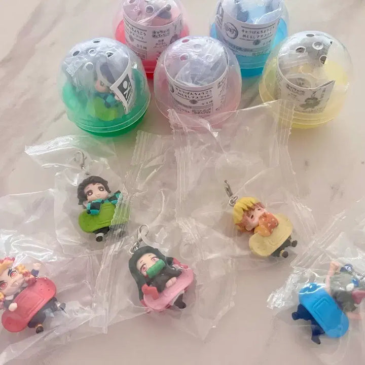 [BUNJANG] Demon Slayer Chara Bandages Set / 귀멸의칼날 캬라 반창고 메지루시 5종풀셋