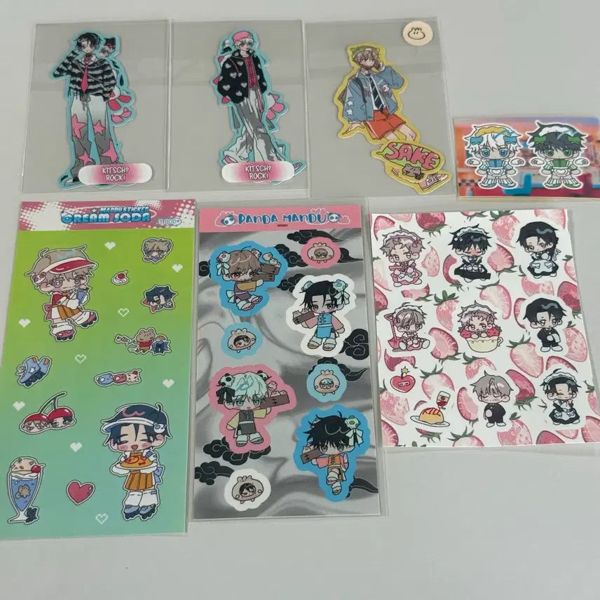 [BUNJANG] Jujutsu Kaisen Yuta &amp; Toge Sticker Set / 주술회전 맹두님 유타 토게 스티커
