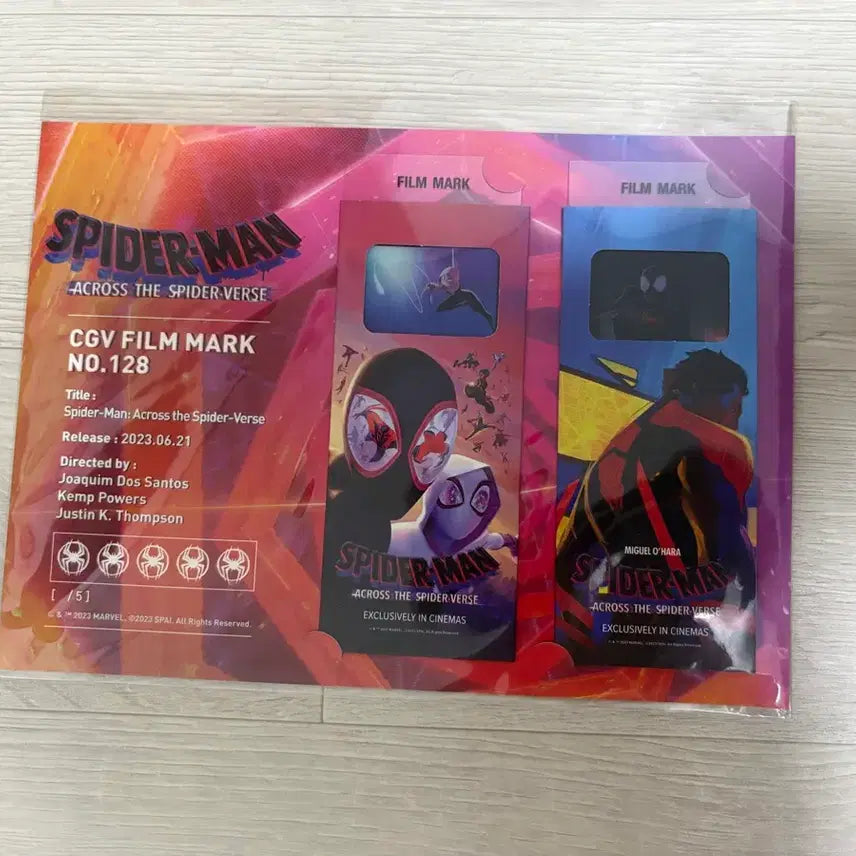 [BUNJANG] Spider-Man: Across the Spider-Verse Film Mark / 스파이더맨 어크로스 더 유니버스 필름마크