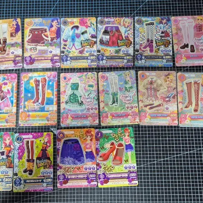 [BUNJANG] Aikatsu! Ichigo Astar Japanese &amp; Korean Fragment Cards Bundle Set / 아이카츠 아이엠스타 한판 일판 조각 카드 일괄 판매 양도