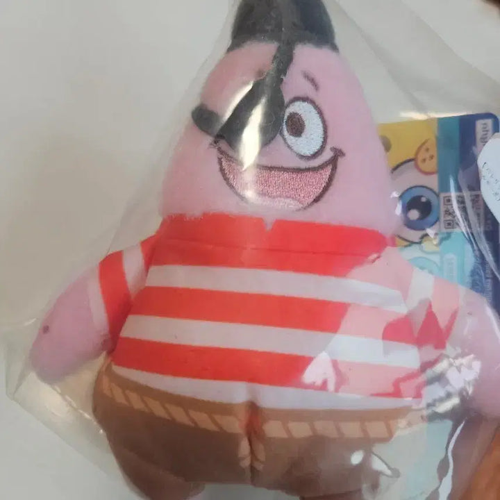 [BUNJANG] SpongeBob SquarePants Movie Patrick Star Pirate Milky Mascot Plush / 극장판 스폰지밥 뚱이 밀키 해적 마스코트 인형