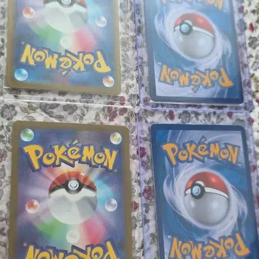 [BUNJANG] Pokemon Card 4 Types Set + Stickers / 포켓몬 카드 4종 세트 + 스티커