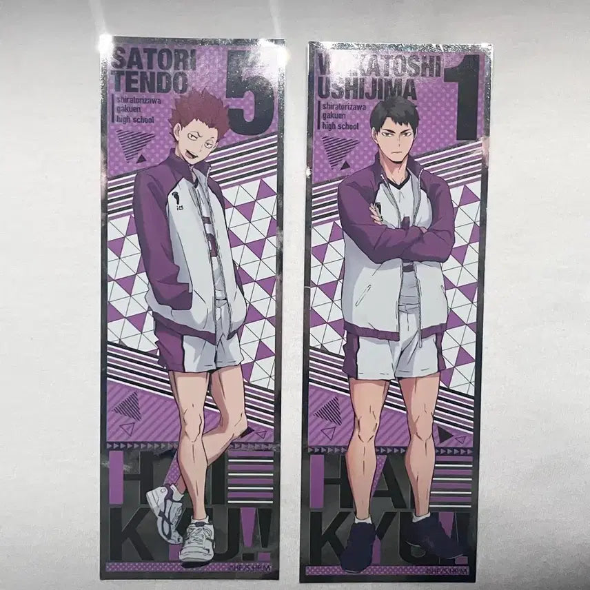 [BUNJANG] Haikyuu Ushijima &amp; Tendou Paper Merchandise Bundle Set / [일괄 판매] 하이큐 우시지마, 텐도 지류