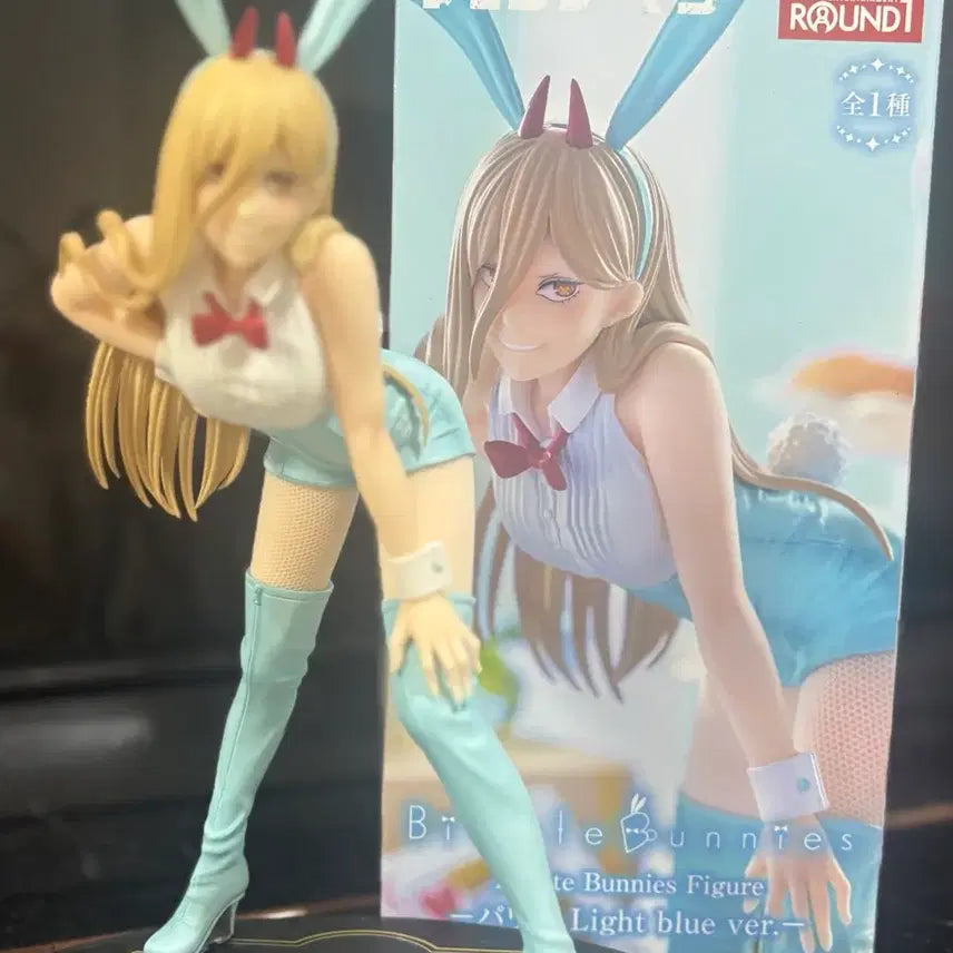 [BUNJANG] Chainsaw Man Power BiCute Bunnysuit Figure - Light Blue Version / 체인소맨 바니걸 파워 BiCute 피규어