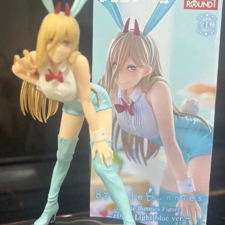 [BUNJANG] Chainsaw Man Power BiCute Bunnysuit Figure - Light Blue Version / 체인소맨 바니걸 파워 BiCute 피규어