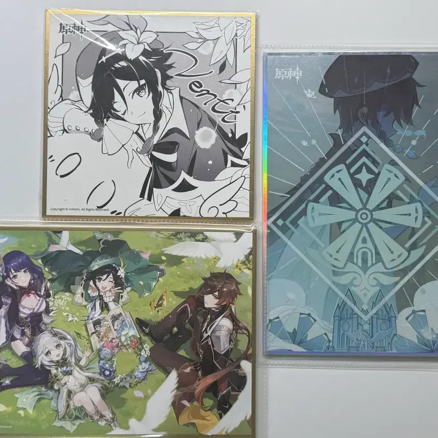 [BUNJANG] Genshin Impact Venti Official Festival Shikishi / 원신 벤티 공식 fes 색지